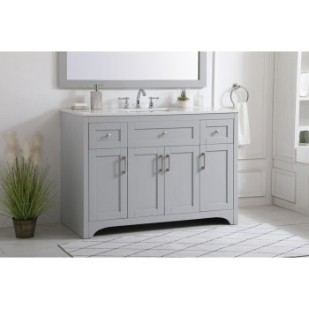 48 Inch Single Bathroom Vanity In Grey