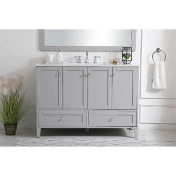 48 Inch Single Bathroom Vanity In Grey