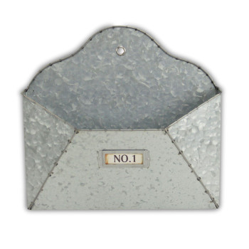 Renato Galvanized Wall Hanging Letter Box