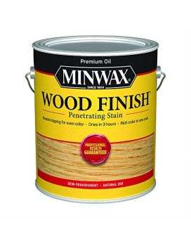 1232826 Minwax Stain Voc Gl Nat Minwax Wood Finish 250 Voc Compliant Semitransparent Natural Oilbased Penetrating Wood Stain 1