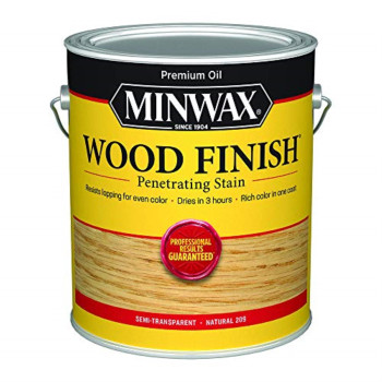 1232826 Minwax Stain Voc Gl Nat Minwax Wood Finish 250 Voc Compliant Semitransparent Natural Oilbased Penetrating Wood Stain 1