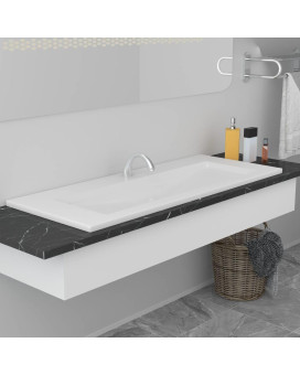 Vidaxl Builtin Basin 398X156X73 Ceramic White