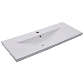 Vidaxl Builtin Basin 398X156X73 Ceramic White