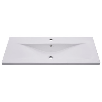 Vidaxl Builtin Basin 398X156X73 Ceramic White