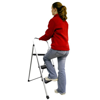 Amerihome Three Step Folding Utility Step Ladder