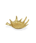 Widal Golden Cast Iron Antler Decor Dish