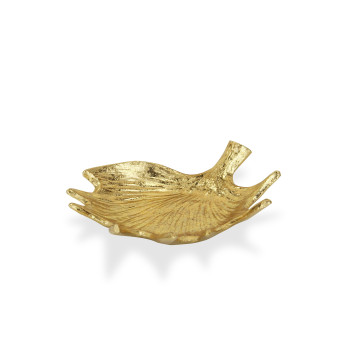 Widal Golden Cast Iron Antler Decor Dish