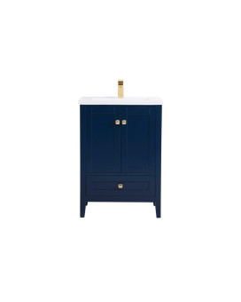 24 Inch Bathroom Vanity In Blue