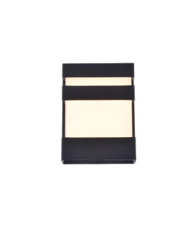 Living District Ldod4010Bk 6 In Raine Integrated Led Wall Sconce Black