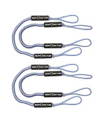 Extreme Max 30063243 Boattector Bungee Dock Line Value 4Pack 4 Bluewhite