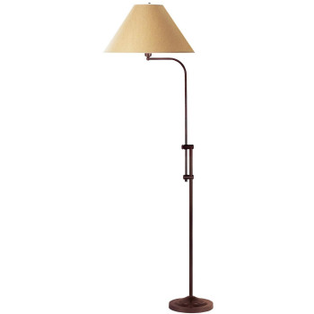 3 Way Metal Floor Lamp With And Adjustable Height Mechanism