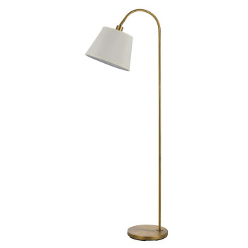 Benjara Bm220851 60W Metal Floor Lamp With Gooseneck Shape Stable Base44 Gold