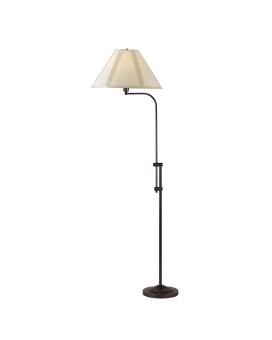 Benjara Bm220822 3 Way Metal Floor Lamp With Adjustable Height Mechanism44 Bronze