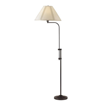 Benjara Bm220822 3 Way Metal Floor Lamp With Adjustable Height Mechanism44 Bronze