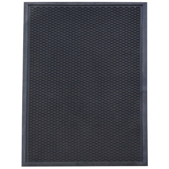 Amerihome 3 X 5 Foot Commercial Slotted Scraper Rubber Mat