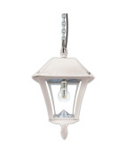 Baytown Ii Solar Light Outdoor Pendant Chandelier Hanging Light With Remote Control For Pergola Gazebo Pavilion White