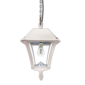 Baytown Ii Solar Light Outdoor Pendant Chandelier Hanging Light With Remote Control For Pergola Gazebo Pavilion White