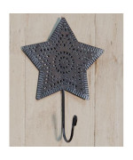 Punched Metal Star Hook