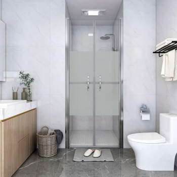 Vidaxl Shower Door Half Frosted Esg 358X748