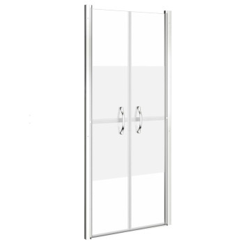 Vidaxl Shower Door Half Frosted Esg 358X748