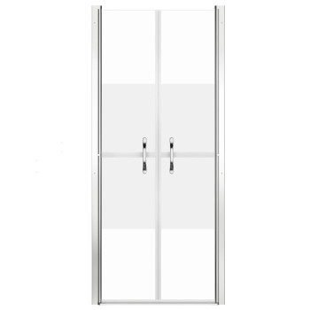 Vidaxl Shower Door Half Frosted Esg 358X748