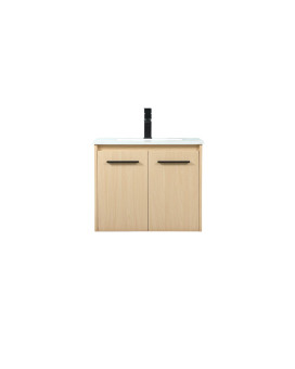 24 Inch Single Bathroom Vanity In Maple