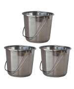 Sportsman Series 50 Gal Stainless Steel Bucket 6 Pk