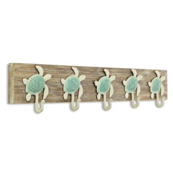 Coralia Sea Turtle Coat Hanger 5 Hook