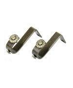 1316 Inch Rod Ceiling Bracket Pair Antique Brass