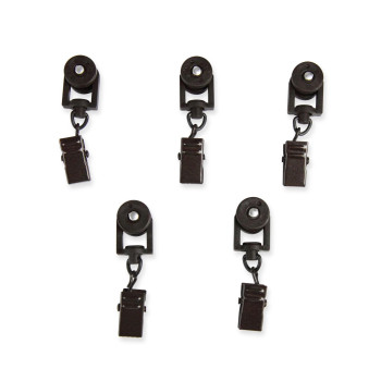 Sliders For Ch Track Cordless Traverse Rod Set Of 10 Cocoa