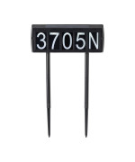 Solar Address Sign With Dual Color Leds