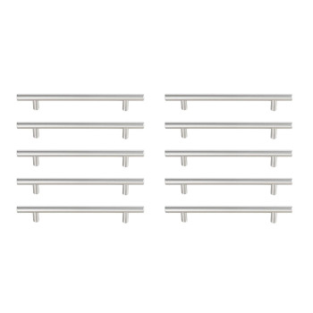 Quinn 6516 Center To Center Brushed Nickel Bar Pull Multipack Set Of 10