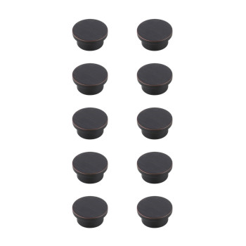 Trovon 16 Diameter Oilrubbed Bronze Oversize Round Knob Multipack Set Of 10