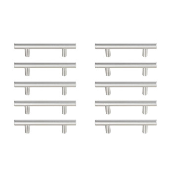 Quinn 3 Center To Center Brushed Nickel Bar Pull Multipack Set Of 10