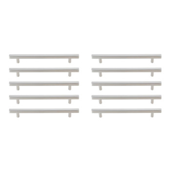 Dior 7916 Center To Center Brushed Nickel Bar Pull Multipack Set Of 10