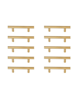 Quinn 3 Center To Center Brass Bar Pull Multipack Set Of 10