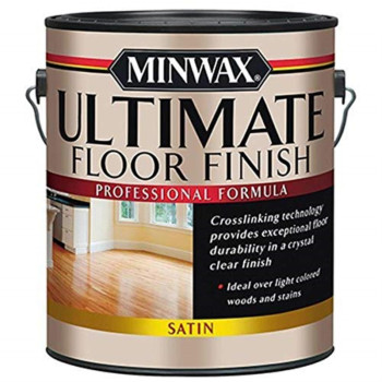 1816578 Floor Fnsh Ultmt Sat Gl Minwax Ultimate Floor Finish Satin Clear Waterbased Ultimate Floor Finish 1 Gal Pack Of 2