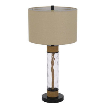 150W 3 Way Bartow Glassmetal Table Lamp