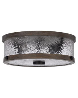 60W X 3 Mateo Metalglass Semi Flush Mount Fixture