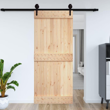 Vidaxl Door Narvik 394X827 Solid Wood Pine