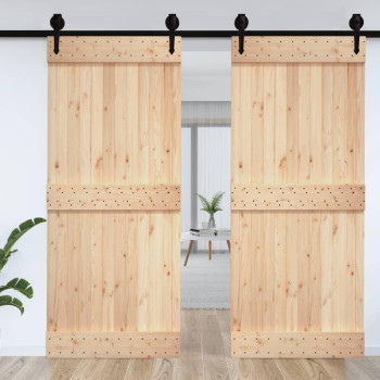 Vidaxl Door Narvik 394X827 Solid Wood Pine