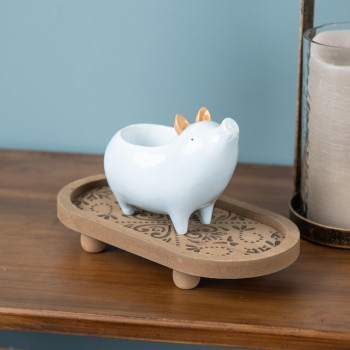 Chic Pig Planter Set Of 4