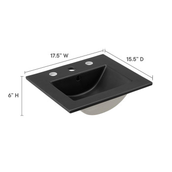 Cayman 18 Bathroom Sink