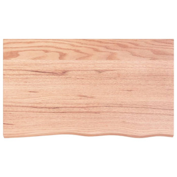 Vidaxl Bathroom Countertop Light Brown 394X236X0816 Treated Solid Wood