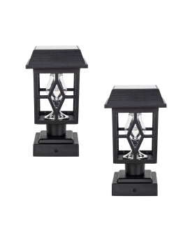 Luna Ii Solar Post Cappier Mount Light Black 2 Pk