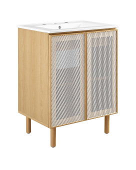 Calla 24 Perforated Metal Bathroom Vanity