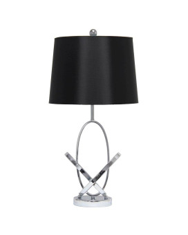 21 Crisscross Interlocked Table Lamp Chrome