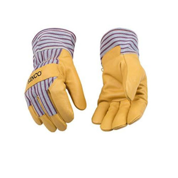 Kinco 1927Xxl Mens Lined Grain Pigskin Gloves Heat Keep Lining Xxlarge Golden