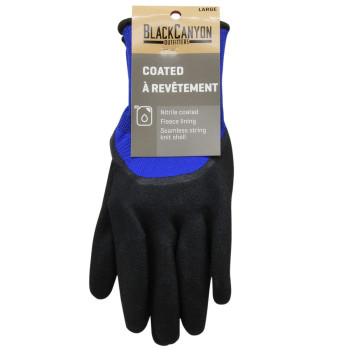 Nitrile Coated Insulated Work Gloves Lg