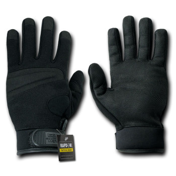 Digital Leather Glove Black S